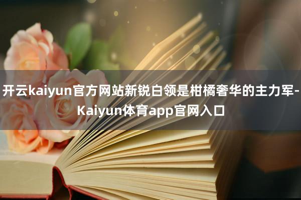 开云kaiyun官方网站新锐白领是柑橘奢华的主力军-Kaiyun体育app官网入口